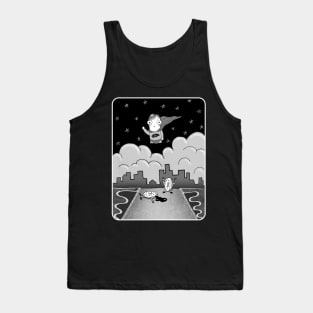 Quirky Comics: Superhero Tank Top